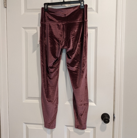 NWT Lululemon Wunder Lounge Velvet Leggings Purple 12 - Picture 3 of 10